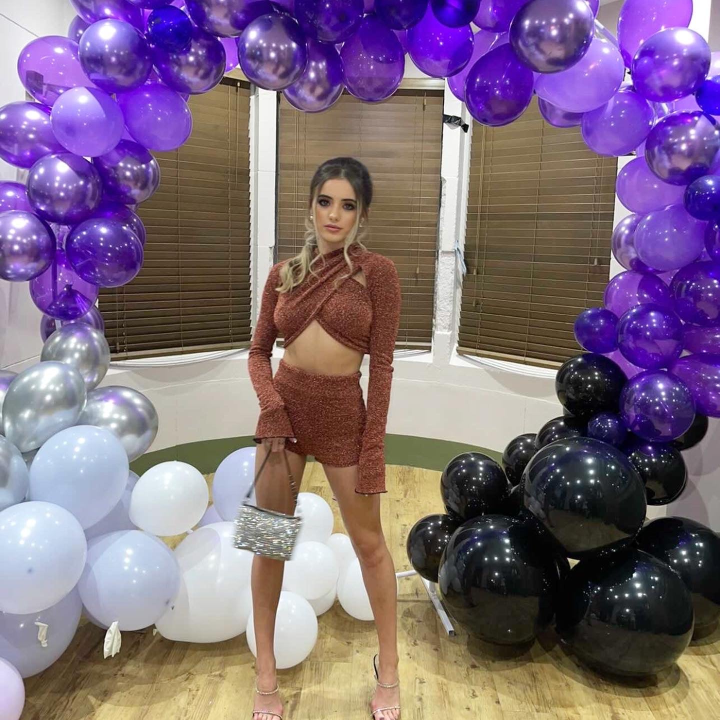 Ada Co ord in bronze lurex
